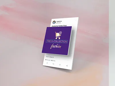 twitter post mockup social media post design brand identity branding business logo custom logo design instagram post logo design logo mark mockup social media design