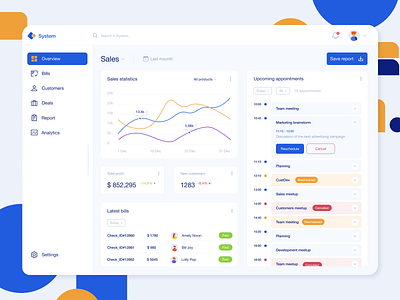 System CRM app crm dashboard dashboard ui design management service system ui ux приложение