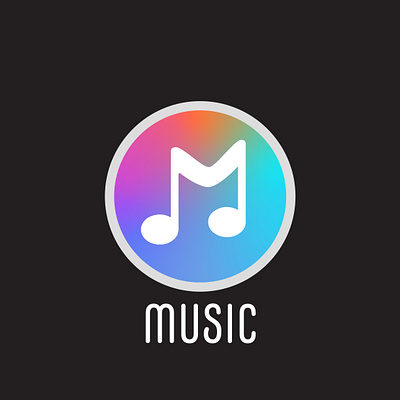 Music logo branding daily ui dailyui dailyui005 dailyuichallenge graphicdesign illustration logo logodesign music musicapp musicappui uiux uxdesign uxui uxuidesign