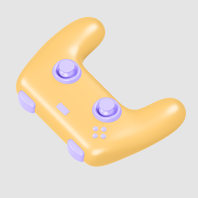 3D Controller Illustration 3d 3d kit 3d model blender colors controller design flat illustration joystick kit ui ui ux ui design vibrant