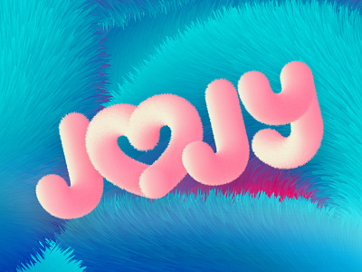 Hairy Jojy 3d 3dlettering abstract abstract art abstract design disco illustration lettering typography