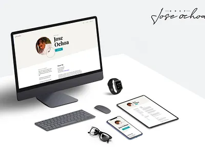 Chef Jose Ochoa - Portfolio brand ui ux webflow website website design