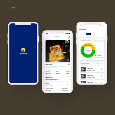 PantryRack dailyui mobile ui mobiledesign uidesign