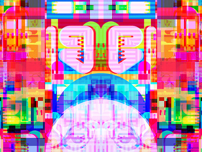 Overwarming Opal Batholith bigboldcolor collage connectivity dreams dribbble geometric glitchart graphicdesign identity illusion illustration kanji letters magic metaphysics multiverse reality symbols typography