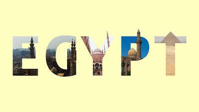 EGYPT Calligraphy artwork calligraphy design flat minimal photoshop art