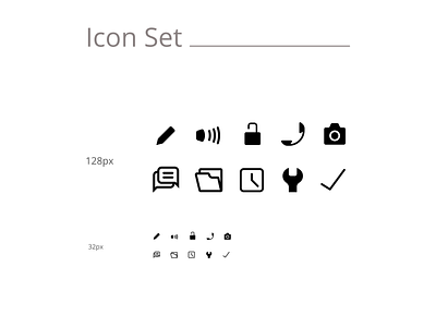 DailyUI Challenge 055 - Icon Set daily 100 challenge dailyui dailyuichallenge icons mobile ui ui ui design