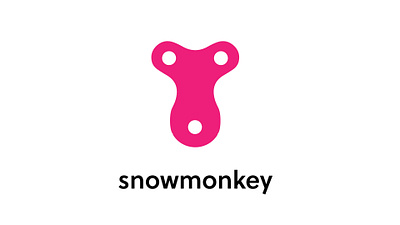 Snowmonkey Combination Mark adobe branding clean design flat graphic design illustrator logo minimal vector