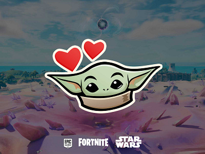 Fortnite Chapter 2 Season 5 emoticons - The Child baby yoda disney emoji emoticon fortnite star wars