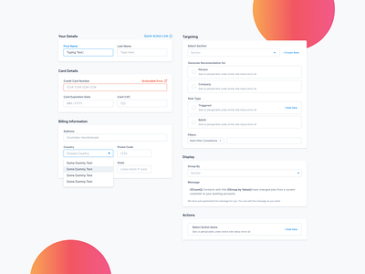 UI Elements actiona card card design cardboard cards cards ui dropdown dropdown menu error error message fields filter form form field forms highlight menu select selector uielements