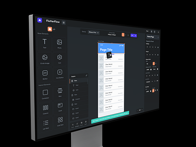 Flutter Flow App Builder app app design flutter flutterflow flutterflow interface ui uiux webapp webapps