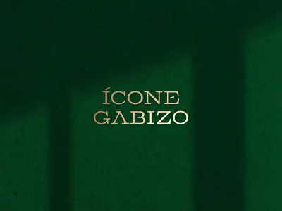 Ícone Gabizo gold logo hotel logo logo logotype luxury logo typography typography design