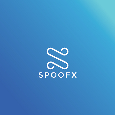 SPOOFX LOGO branding design flat graphic design icon illustrator logo logo design minimal ui ux vector