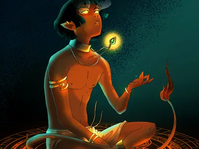 Bartimaeus bart bartimaeus character illustration characterdesign graphic design illustration digital photoshop