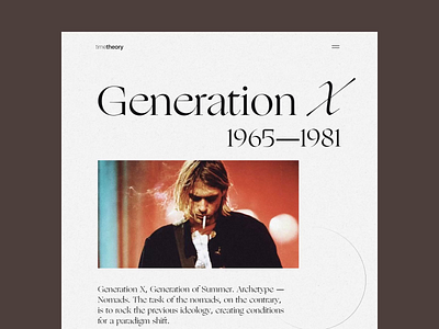 Web Editorial: Generation Page Interactions animation design design studio editorial generations graphic design history interaction interface motion design scroll typography ui user experience ux web web design web layout website website design