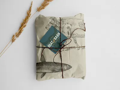 Boat&Barn Packaging brand brand identity branding design lifestyle brand logo logo design package design print typography vector