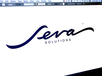 Seva Solutions branding branding and identity branding design brush brush lettering calligraphy concept custom flow handwritten logo logodesign logotype process seva sketch smart typography unique