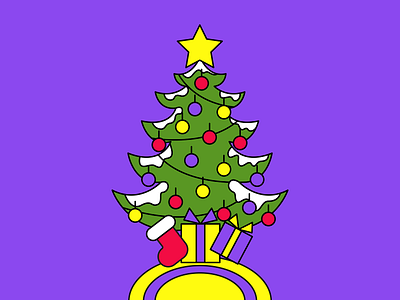 Ready for Xmas? christ christmas decoration christmas tree chritsmas spirit colorful decoration design illustration illustrator seasons greetings vector vector illustration vectorart xmas xmas spirit
