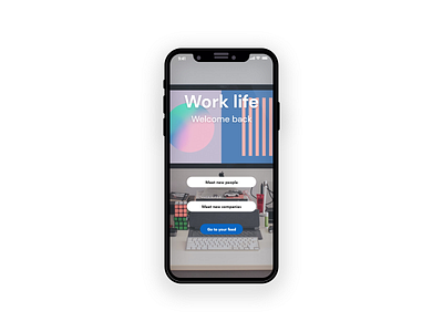 work life main page app dayliui 006 life linked in mainpage minimal profile profilepage tinder ux uxui