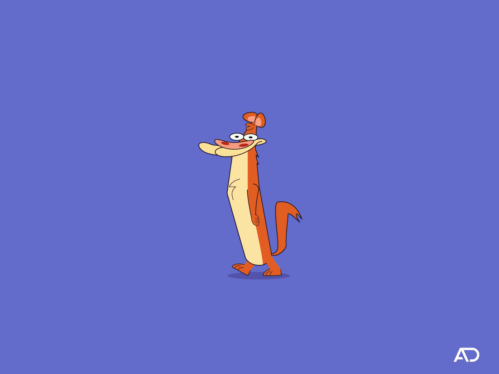 Eu Sou o Máximo. ( I am Weasel. ) aftereffects animation character animation characterdesign design gif gif animated illustration ilustration design motion design