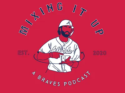 Mixing It Up baseball braves dansby podcast podcast art