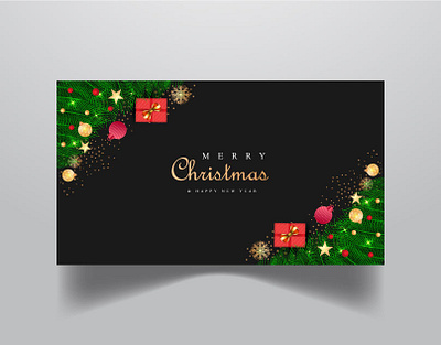 Merry Christmas Modern and Festival background winter design 2021 background ball blue christmas color decorative festive frame gift headers website illustration light minimal objects realistic sale template title web