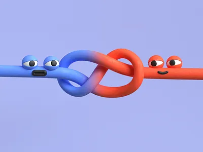 Friends c4d cinema4d friends illustration