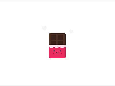 how to illustrate delicious chocolate? animation art brand branding illustration illustrator logo minimal typography vector