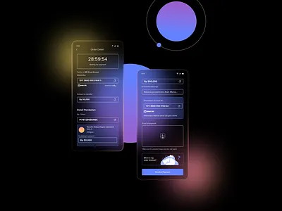 Redesin Stockbit Apps black blurred blurred background blurry clean design clean ui daliy ui dark mode dark ui investment redesign stockbit