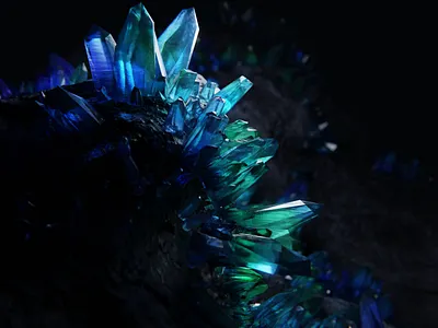 Crystal Cave 3d blender blender 3d cave crystal crystal gems geode glass