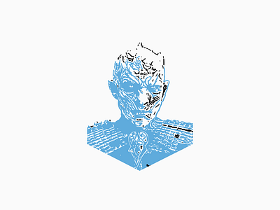 The Night King appears design flat illustration illustrator ui vector web