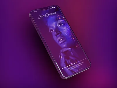 Splash Screen Design app design gradients loading screen mobile app mobile application mobile ui purple splashpage splashscreen ui uidesign women empowerment