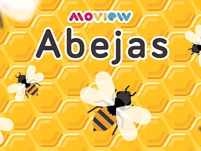 Abejas abeja adobe aftereffects animación animation design flat illustration illustrator mexico moview