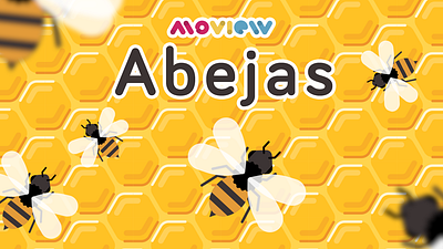 Abejas abeja adobe aftereffects animación animation design flat illustration illustrator mexico moview
