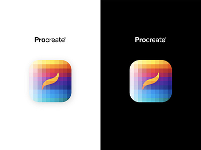 Procreate Icon Concept apple brand brand identity brand identity design brandidentity branding branding concept branding design color palette draw icon icons illustration ios ipad playoff procreate ui user interface ux