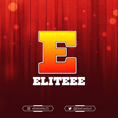 ELITE FAMIY animated badges emotes facecam illustration intro logo overlay streamer twitch twitchemotes vector