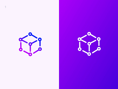 Medialab. Logo Reveal animation brand identity branding comparison cube logo process