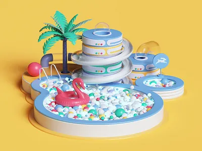 directus.io 3d 3dart abstact ae animation app c4d cinema4d colors design isometric loop octane octanerende petertarka playful tarka ui ux web