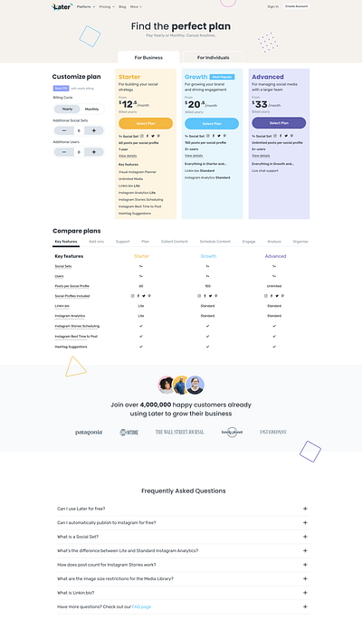 Pricing page redesign pricing pricing design pricing page pricing plans pricing table