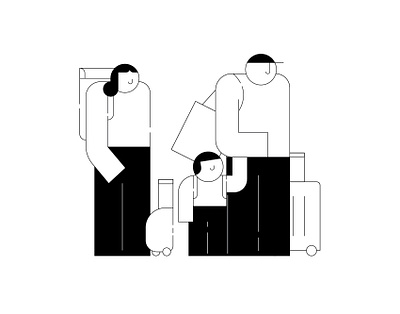 Family art artwork character design designstripe graphicdesign illustration minimalist vector