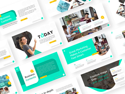 Today Business - Pitch Deck/Presentation business deck design google slides keynote layout pitch pitch deck powerpoint powerpoint template ppt pptx presentation presentation business presentation design presentation template professional template slides