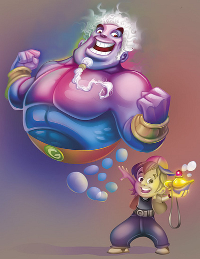 Gene the genie!! character design character development childrens book childrens illustration childrens product illustration kids art kids illustration licensing merchandise design picture book