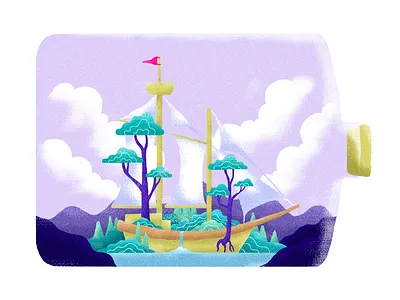 terrarium imaginarium illustration terrarium