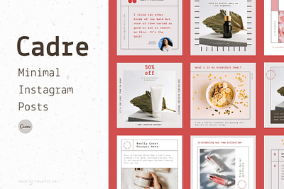 Cadre Chic Modern Instagram Stories Templates for Canva beige canva canva design canva template canva templates feminine instagram post instagram posts instagram posts template modern farmhouse modern minimal