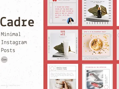 Cadre Chic Modern Instagram Stories Templates for Canva beige canva canva design canva template canva templates feminine instagram post instagram posts instagram posts template modern farmhouse modern minimal