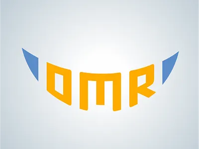 Logo DMR design flat logo minimal