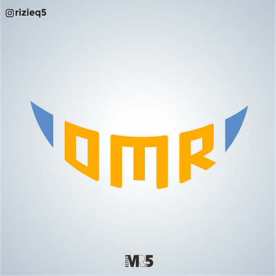 Logo DMR design flat logo minimal