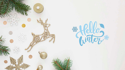 Cromatix Post Hello Winter 2020 brand branding chisinau creative cromatix cromatix creative image lab cromatixlab identity moldova typography
