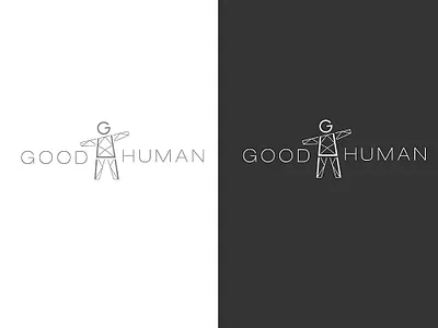 Good Human logo brand design graphic design human logo logo design logotype man minimal vector