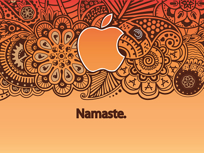 Apple India store illustration - Concept 2020 adobe illustrator apple illustraion logo pattern vector