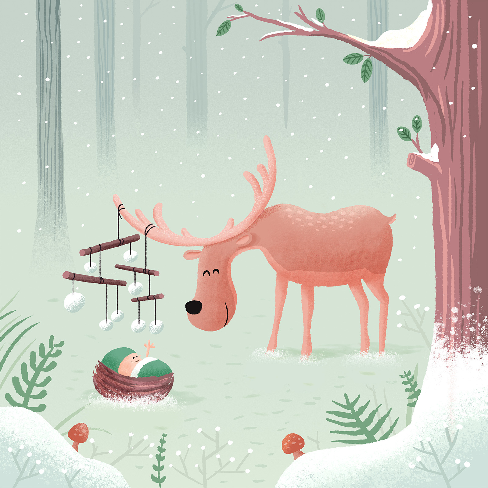 Example of deer baby